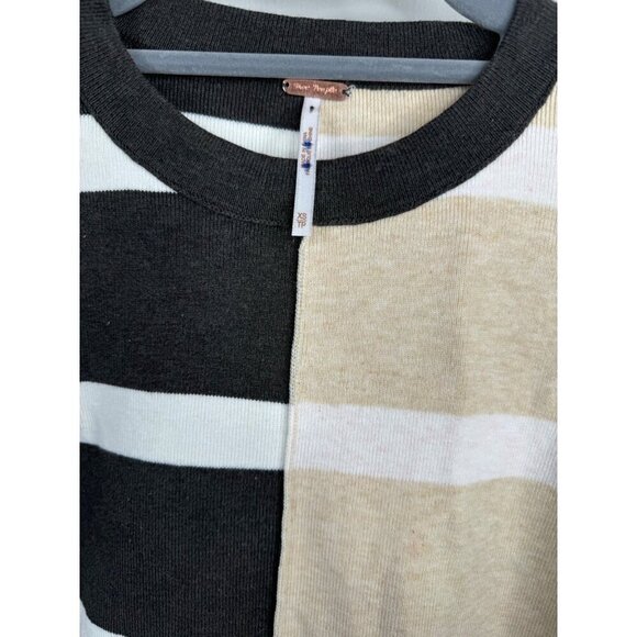 NEW Free People Uptown Stripe Pullover Sweater Size XS - Picture 6 of 6